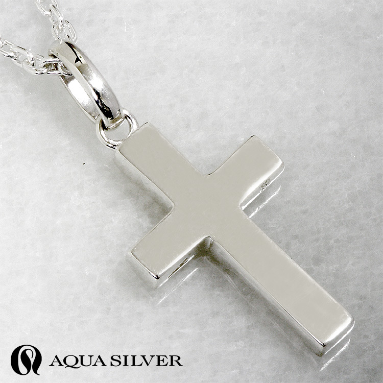 ★銀製品★世界の宝石 ★ミニチュアコレクション★シルバー925★約184g AQUA SILVER（アクアシルバー） ゆらぎ クロス シルバー ペンダント