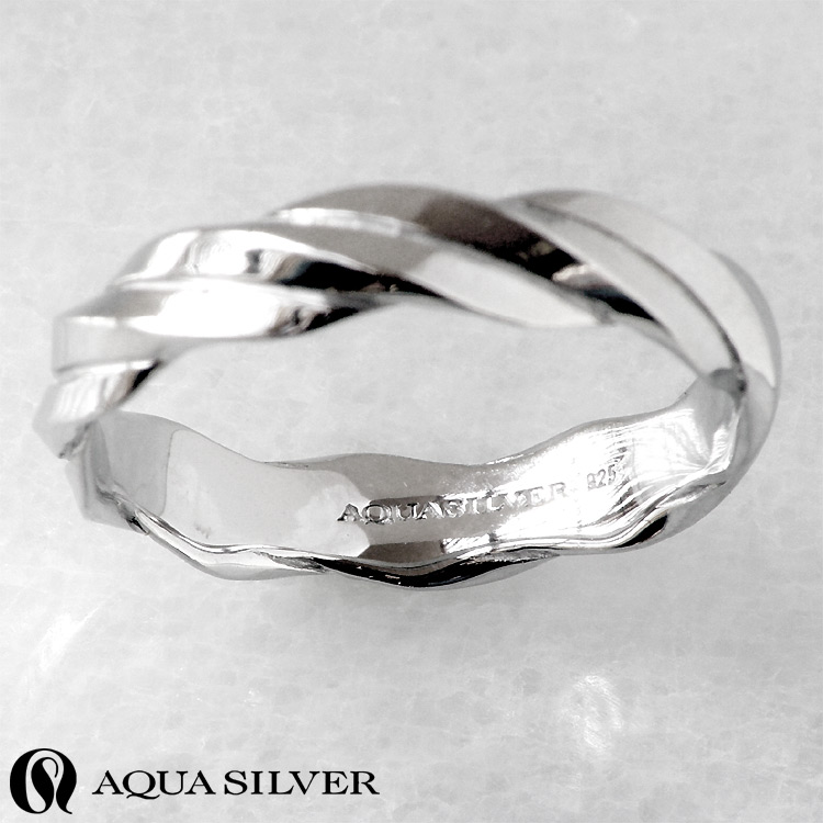 AQUA SILVER（アクアシルバー） ツイスト シルバー リング 指輪 