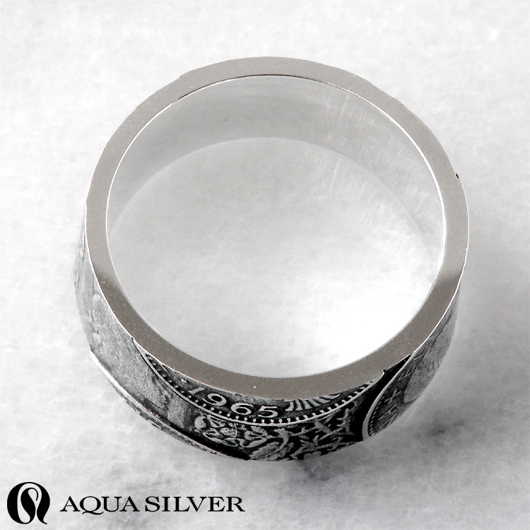 幸せのシックスペンスコイン AQUA SILVER アクアシルバー 幸せを運ぶ