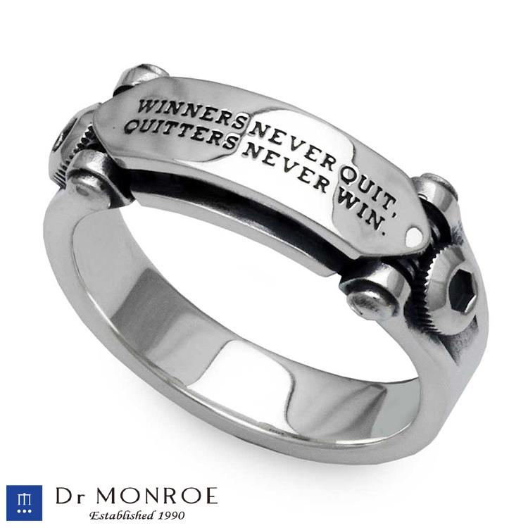Dr.MONROE ドクターモンロー リング シルバー 925 23号 Dr MONROE（ドクターモンロー） メカニカル プレート シルバー リング
