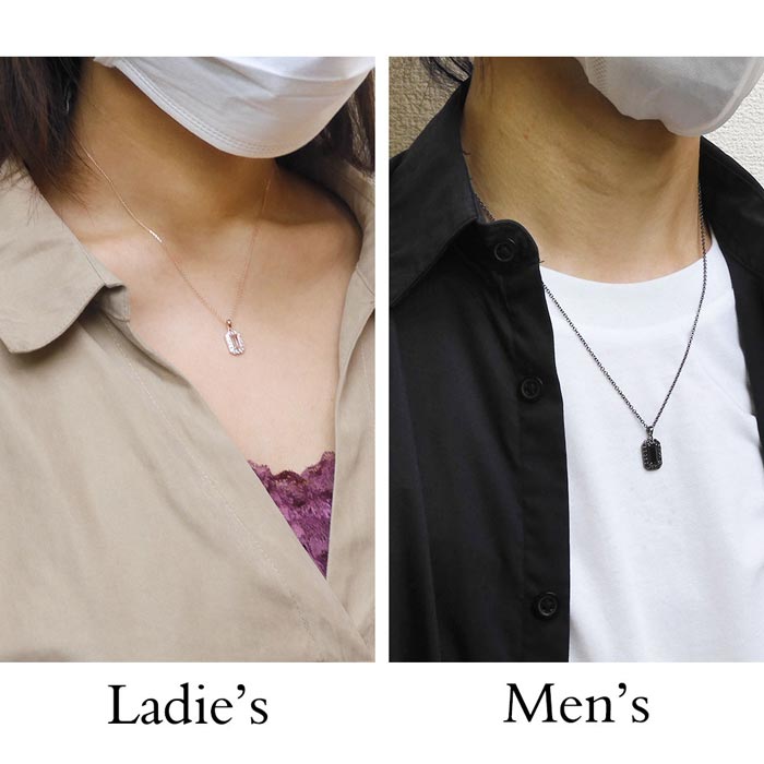 オニキス　ネックレス　バングル　セット close to me（クロストゥーミー） シルバーペアネックレス オニキス