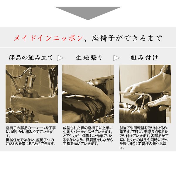 木肘 スーパー ソフト レザー 座椅子 フロア チェア レバー式13段階