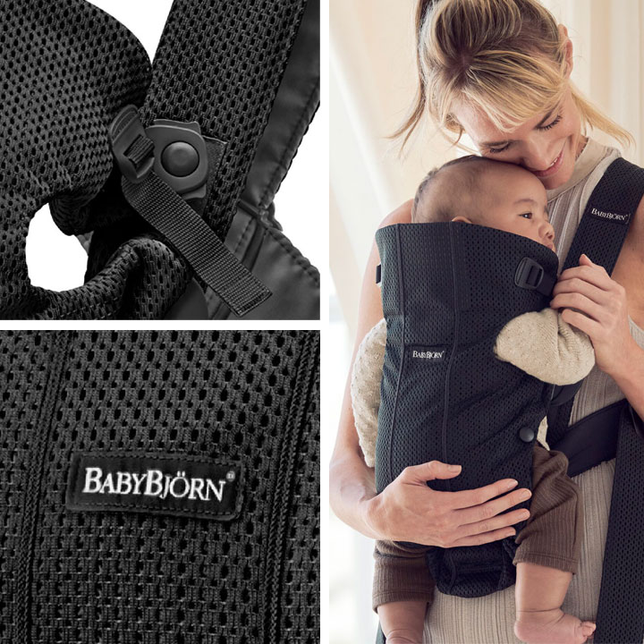 ＼もれなくサッキングパッドプレゼント／babybjorn（ベビービョルン） 抱っこ紐 MINI Air (ミニ エアー) ブラック｜【日本正規販売店2年保証】｜baby-smile｜04