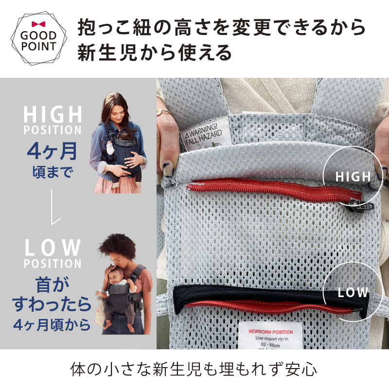 ベビービョルン 抱っこ紐 ハーモニー  新生児 おんぶ紐 正規品2年保証 ベビーキャリア HARMONY babybjorn メッシュ｜baby-smile｜18