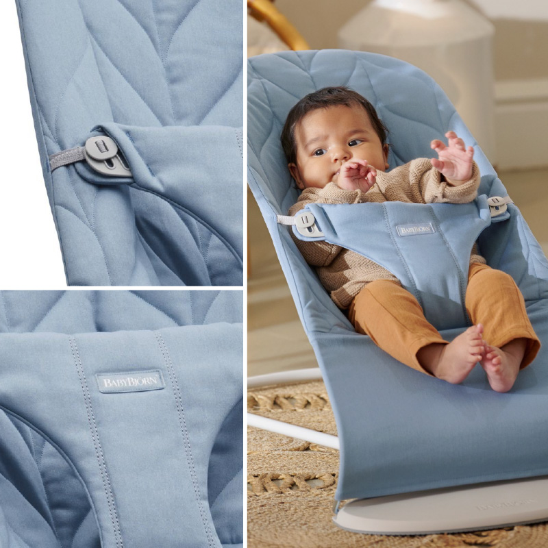 BABYBJORN（ベビービョルン） バウンサーBliss ウーブン ブルーペタル