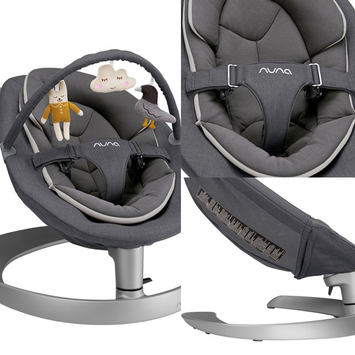 リーフ/グロウ nuna バウンサー リーフグロウ トイバー付（グラナイト）」について