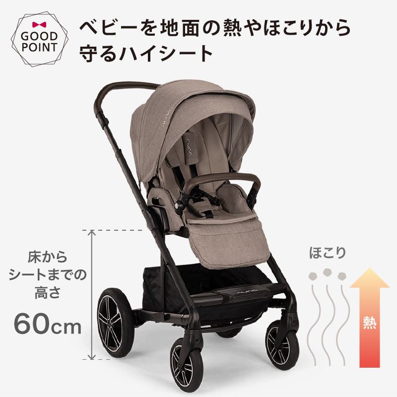 nuna ヌナ　MIXX ベビーカー　オランダ　極美品　海外　高級　セレブ オランダ発 nuna ヌナ 高品質ベビーカーを SHELLY 濱口優 が絶賛