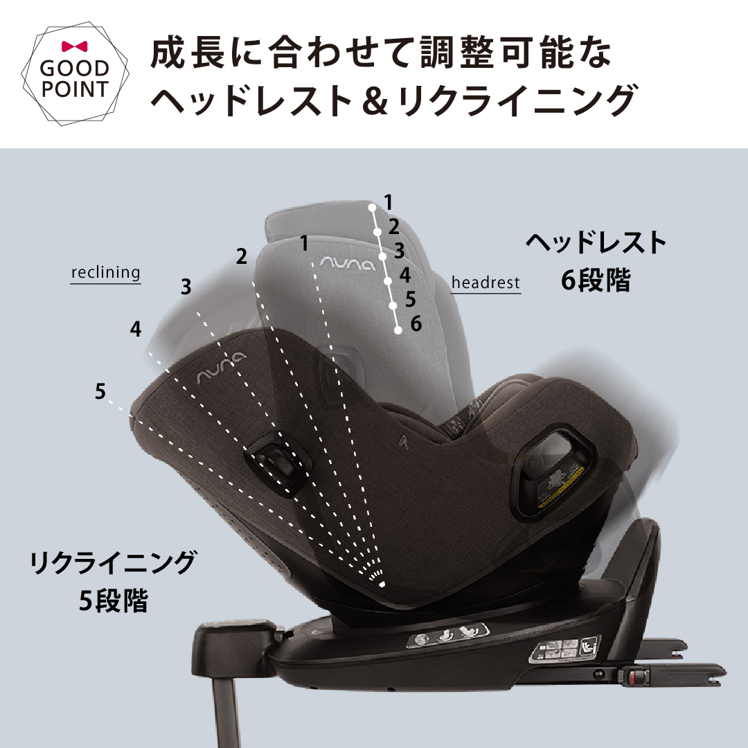 nuna（ヌナ） チャイルドシート トドル ライト｜ベビーシート