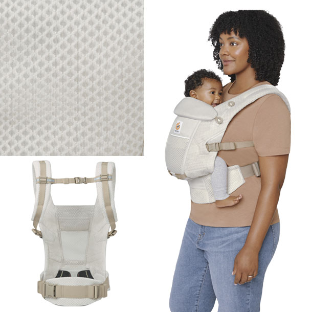 ERGO BABY（エルゴベビー） ADAPT SoftFlex ナチュラルベージュ | 抱っこ紐 メッシュ アダプト ソフトフレックス エルゴ  3way