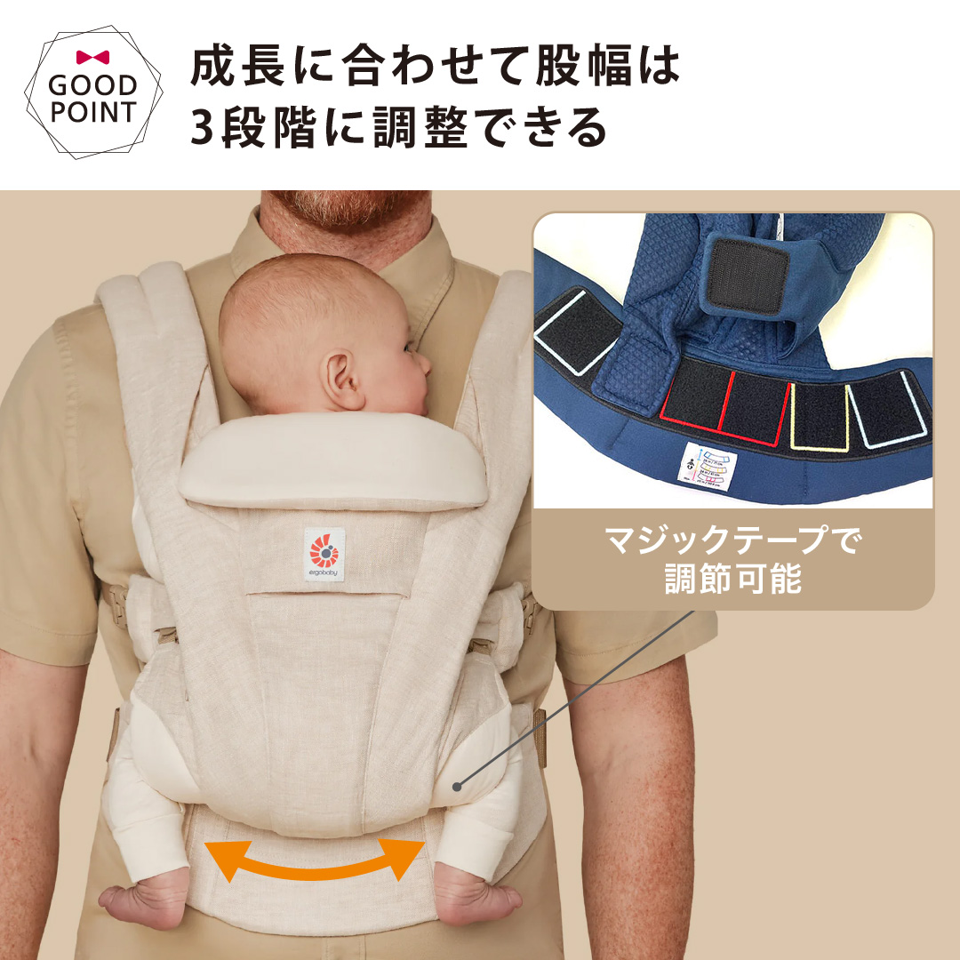 【新品未使用】ergobaby エルゴベビー　抱っこ紐　オムニデラックス　リネン 楽天市場】【公式】 エルゴベビー オムニ デラックス 抱っこ紐 新生児