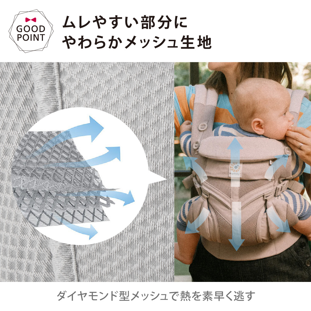 即日発送 ERGO BABY オムニ クラッシック｜エルゴ 抱っこ紐 新生児