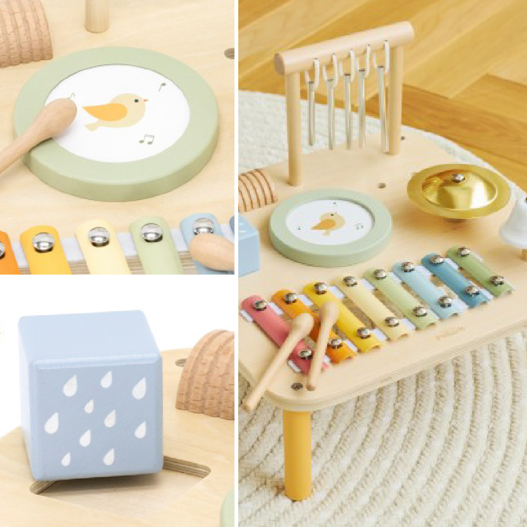 コットンバッグ付！ポーラービー ミュージックテーブル｜PolarB 木製