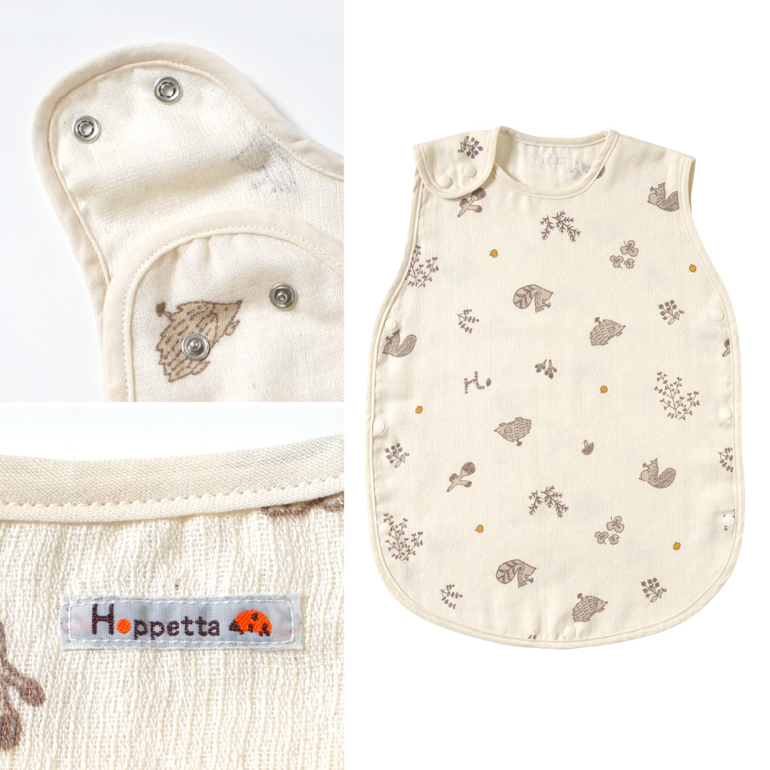 Hoppetta（ホッペッタ） コットンテンセル3重ガーゼスリーパー（ベビー