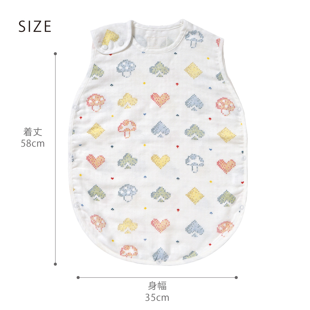 Hoppetta（ホッペッタ） コットンテンセル3重ガーゼスリーパー（ベビー