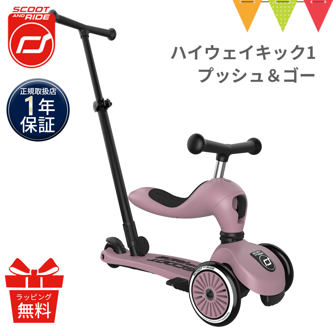 収納バッグ付 スクートアンドライド ハイウェイキック1 プッシュ&ゴー
