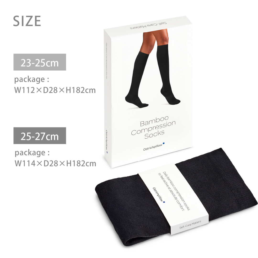 オーストリッチピロー バンブー着圧ソックス｜むくみ解消 引き締め マタニティ |  | 14