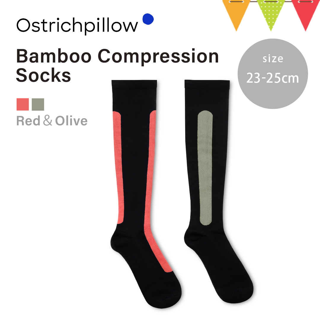 Ostrichpillow�i�I�[�X�g���b�`�s���[�j �o���u�[�����\�b�N�X Red&amp;Olive(23-25cm)�b�ނ��݉��� �������� �}�^�j�e�B