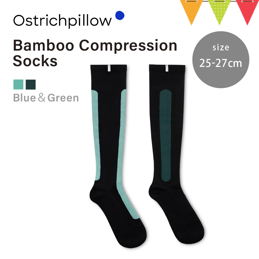 Ostrichpillow�i�I�[�X�g���b�`�s���[�j �o���u�[�����\�b�N�X Blue&amp;Green(25-27cm)�b�ނ��݉��� �������� �}�^�j�e�B