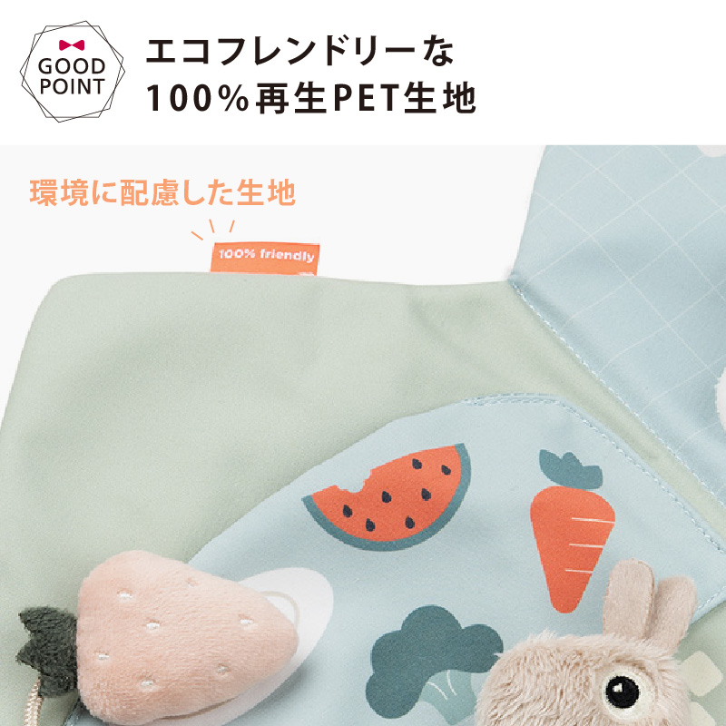 かわいいハンギングトイプレゼント ラリーズホームソフトブック ラリー サンド DonebyDeer 新生児 ギフト 出産祝い 布絵本 お出かけ | Done by Deer | 10