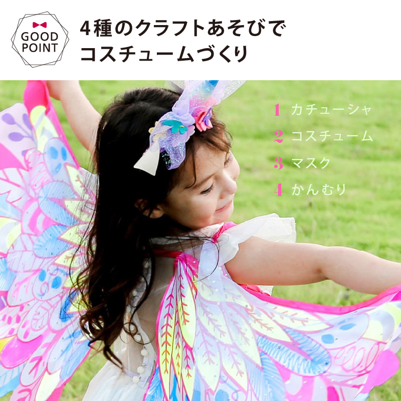 ボーネルンド ドレスアップ・クラフトBOX｜BorneLund  プリンセス オシャレ おしゃれ 人気 ハロウィン 仮装セット ネイルシール ダンス 子供 メイク |  | 05