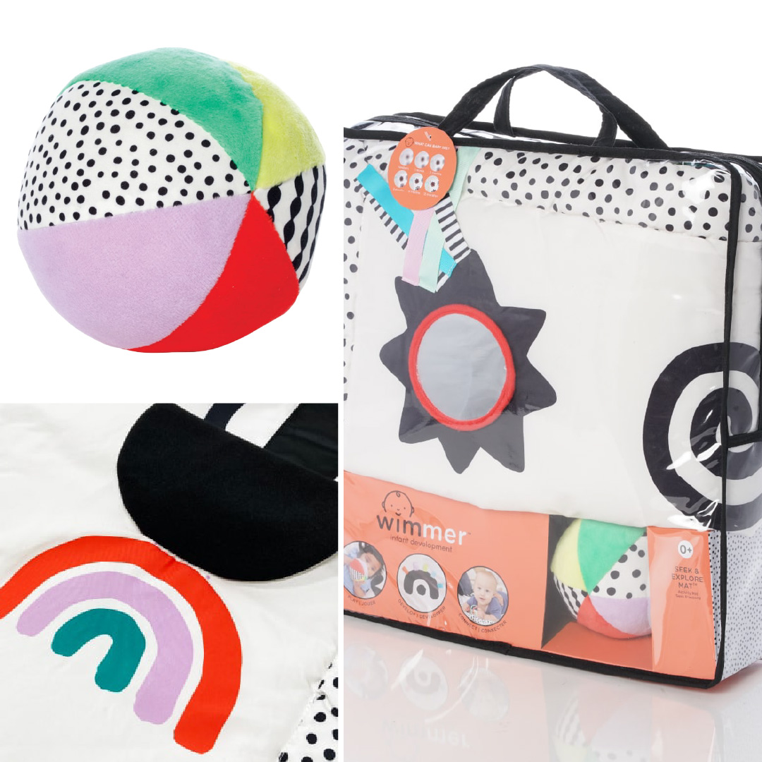 レビュー特典付！ ボーネルンド Wimmer プレイマット ボール付｜Bournelund ウィマー プレイマット ボール付 赤ちゃん 新生児 おもちゃ  プレゼント |  | 03