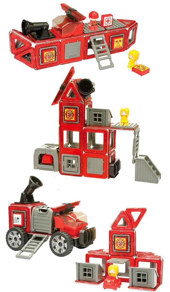 MAGFORMERS ボーネルンド マグ・フォーマー ファイヤーレスキュー