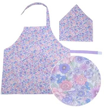 「専用」キッズエプロンセット！2セット キッズエプロン 三角巾 セット 2点セット エプロン キッズ