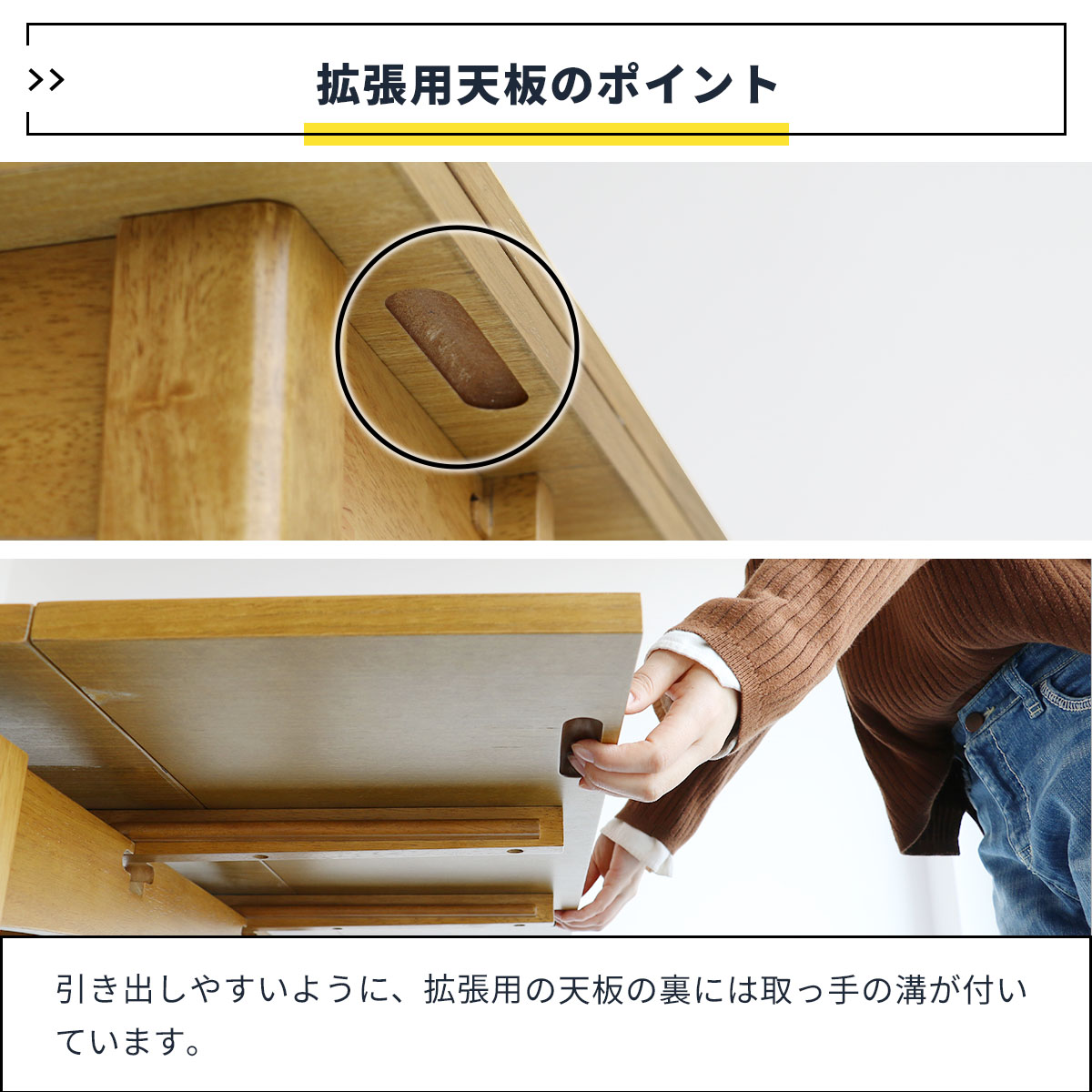 ICHIBA（市場） ダイニングテーブル Rasic Extension Dining Table