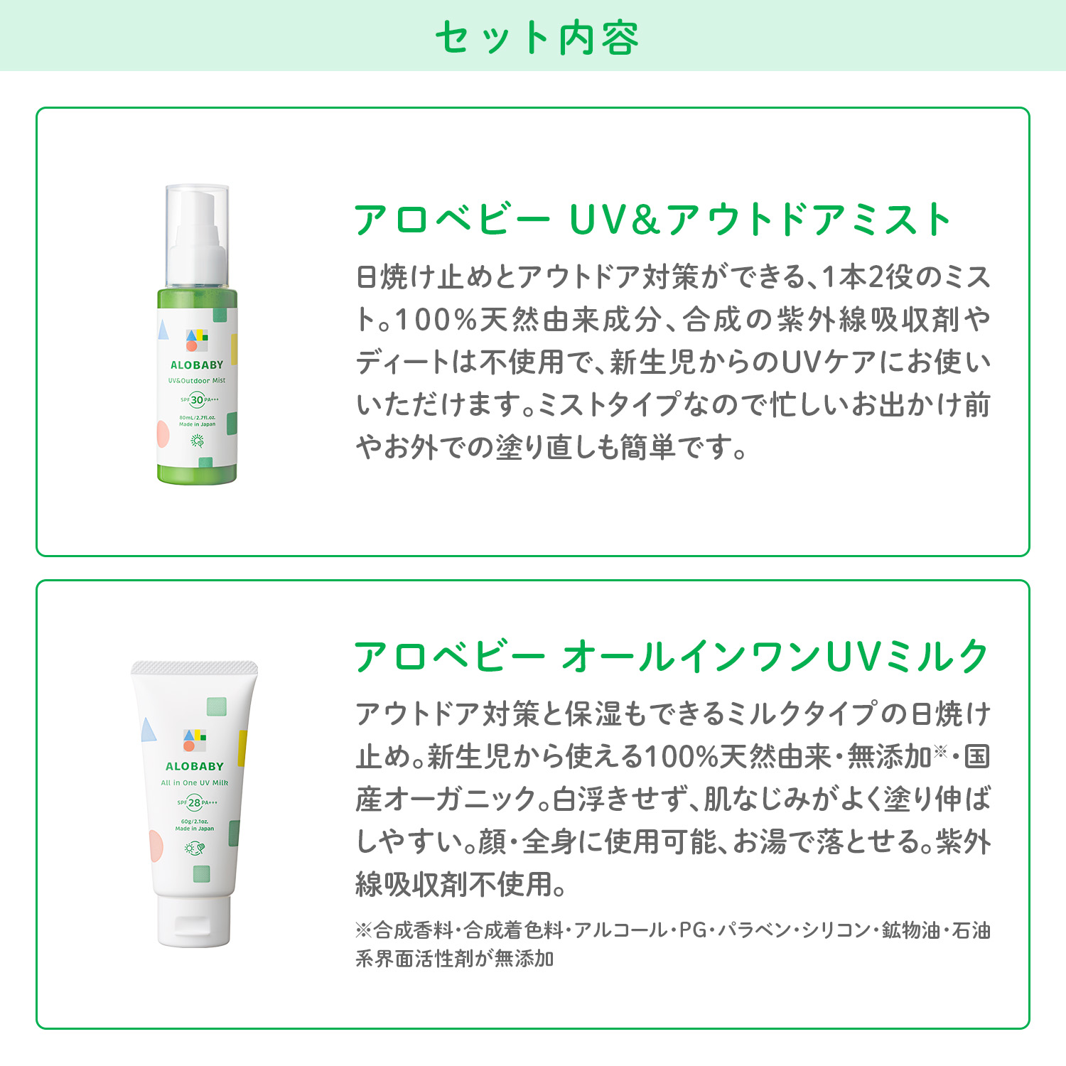 ALOBABY アロベビー UV アウトドアミスト オールインワンUV