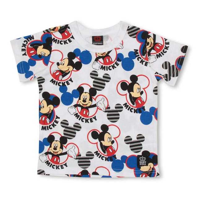 50 Off Sale ベビードール Babydoll 子供服 ディズニー キャラクター 総柄 Tシャツ 2136k キッズ 男の子 女の子 Disney Babydollヤフー店 通販 Yahoo ショッピング