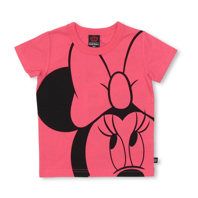 Disney 綿100% ディズニー 子供服 Tシャツ BIGキャラクター