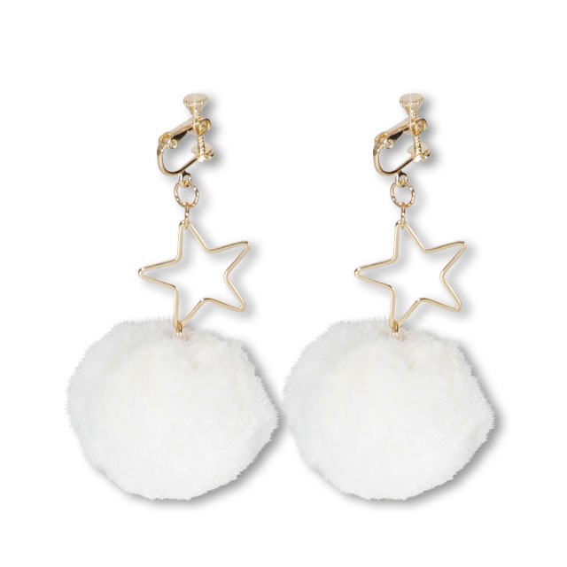 ベビードール Babydoll 子供服 Pinkhunt Ph イヤリング ファー付き 星 4147 キッズ ジュニア 女の子 Babydollヤフー店 通販 Yahoo ショッピング