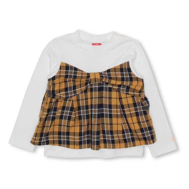 50 Off Sale ベビードール Babydoll 子供服 ロンt チェック柄 切替 4456k ボトム別売 キッズ 女の子 Babydollヤフー店 通販 Yahoo ショッピング