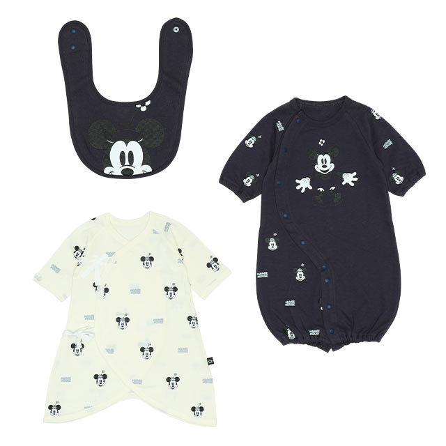 ディズニー　キッズ服セット 120.110サイズ Disney 綿100% ディズニー 子供服 3点ギフトセット ギフトBOX