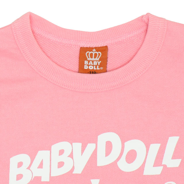BABY DOLL ベビードール 王冠ロゴ プリントTシャツ 遊び着 女の子 BABYDOLL Tシャツ キッズ 綿100% 男の子 女の子 子供服 総柄