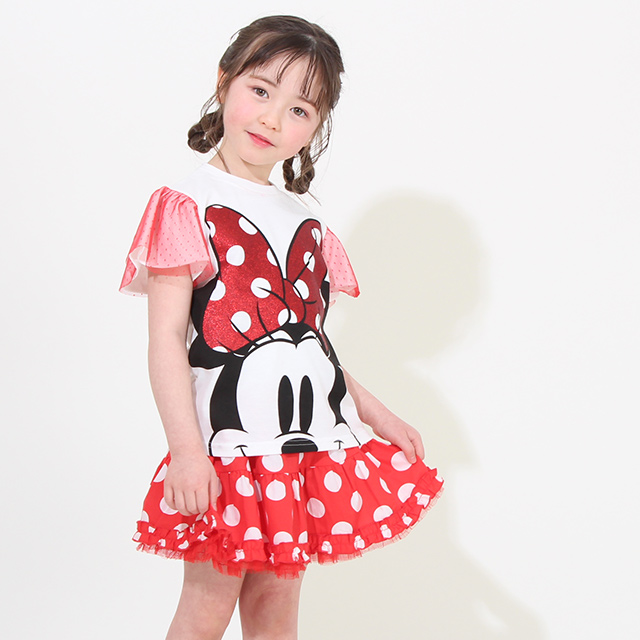 子供服 スカート 総柄 ボリューム 7918K ベビードール BABYDOLL キッズ 女の子 子ども服 