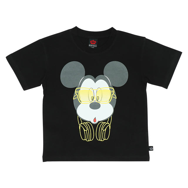 Disney（ディズニー） 親子ペア 綿100% Tシャツ 子供服 蓄光 親子お