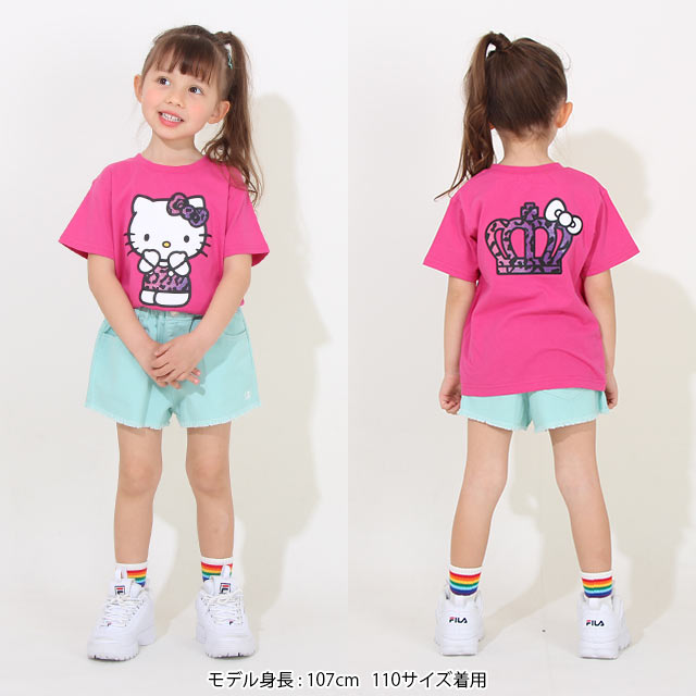 sanrio（サンリオ） 綿100% クロミちゃん 服 親子ペア Tシャツ 子供服