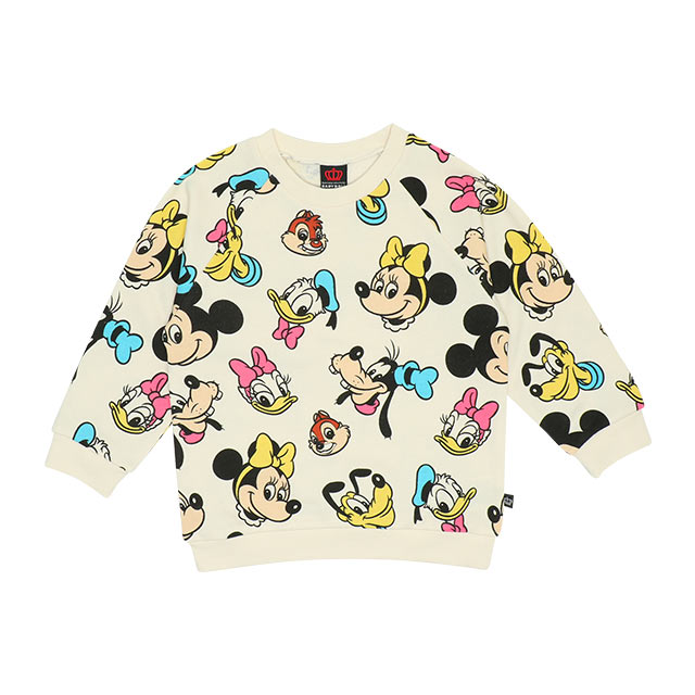 Disney（ディズニー） 親子ペア トレーナー 親子お揃い 子供服 総柄