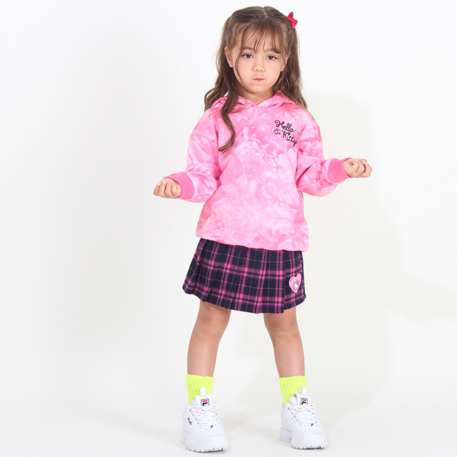 送料無料 sanrio クロミちゃん 服 子供服 スカパン チェック サンリオ ベビー