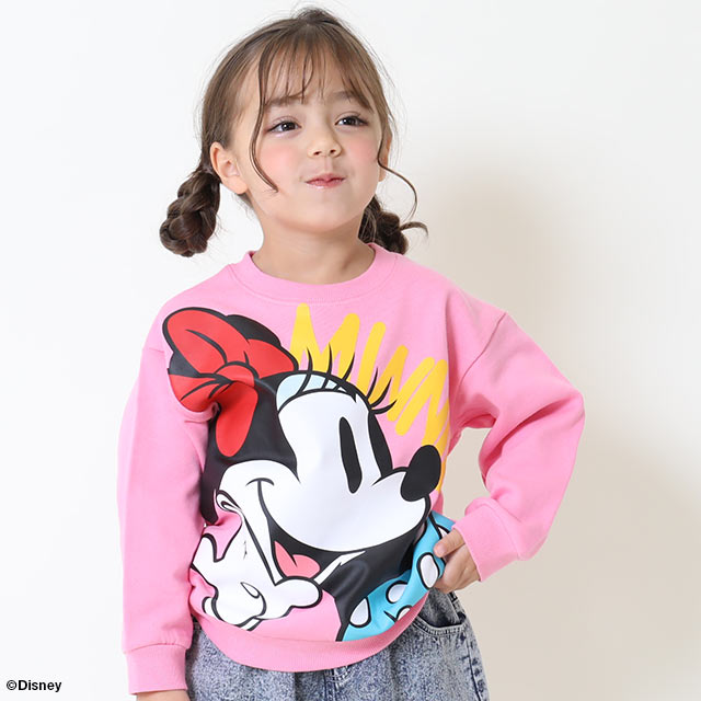 BABYDOLL ディズニー トレーナー XL L 90セット Disney 綿100% ディズニー 親子ペア トレーナー 子供服 BIG
