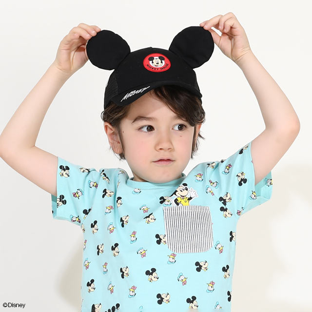 d*2様 未使用ディズニーキャクター帽子６点セット Disney（ディズニー） メッシュキャップ キッズ 耳付き 帽子 男の子