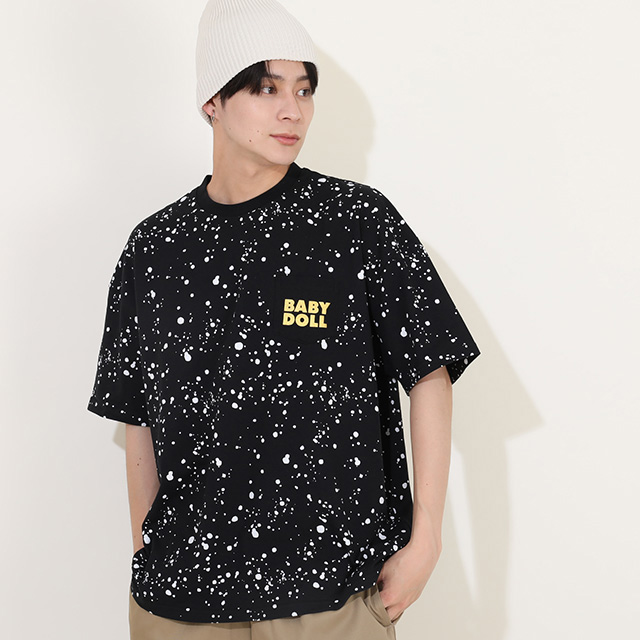 子供服 Tシャツ 親子お揃い スプラッシュ 9514A 大人 レディース メンズ ベビードール BA...