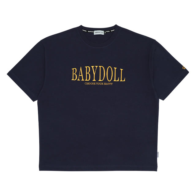 子供服 Tシャツ 刺繍ロゴ 9581A 大人 レディース メンズ ベビードール BABYDOLL