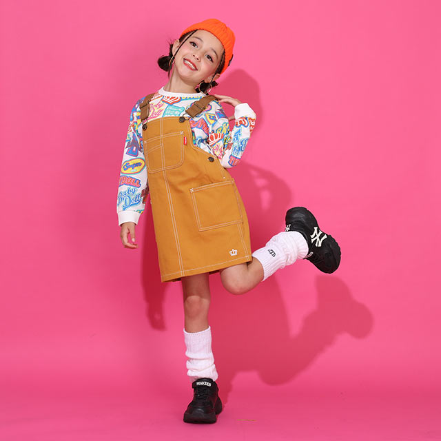 BABYDOLL（ベビードール） 綿100% ジャンパースカート ワーク キッズ