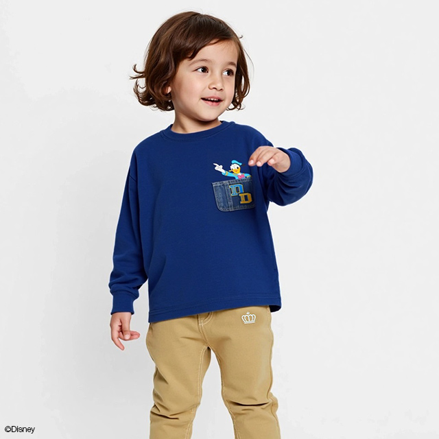 ティディベア　ENFANT 著名作家物　フルオーダー Disney（ディズニー） 【5/8再入荷】 親子ぺア ロンT 綿100% 子供 子供