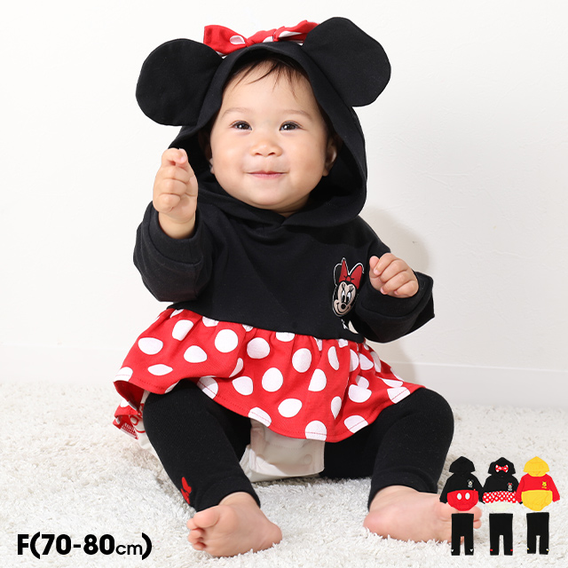 ★Disney Babyページ（2点）★ Disney（ディズニー） ベビー 2点ギフトセット ロンパース 新生児 出産