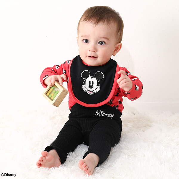 Disney（ディズニー） 新生児 子供服 長袖 3点ギフトセット 綿100