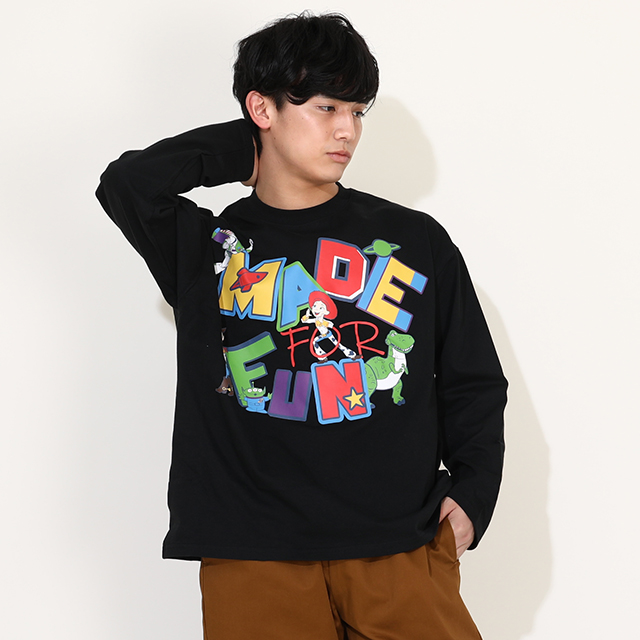 Disney（ディズニー） 親子ペア 綿100% tシャツ トイストーリー 長袖 t