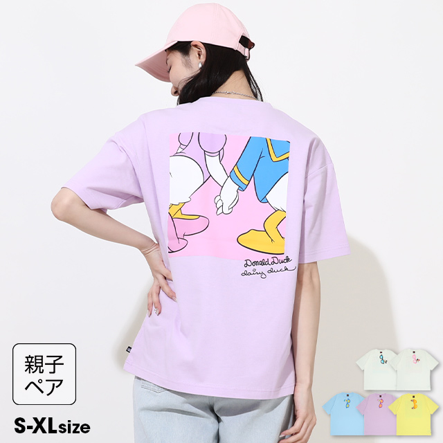 Disneyland ハピネスTシャツ親子セット 楽天市場】BABYDOLL 親子お揃い ディズニー リゾート柄Tシャツ